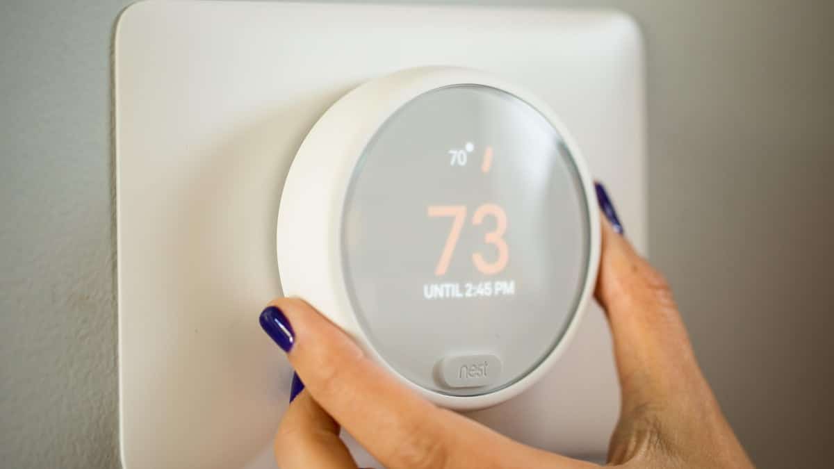 a smart thermostat